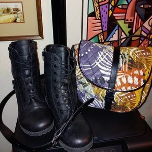 Guess combat boots